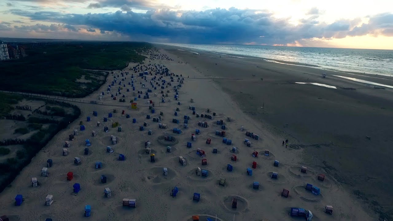 Nordseeinsel Juist von oben - Dji Phantom 3 Pro