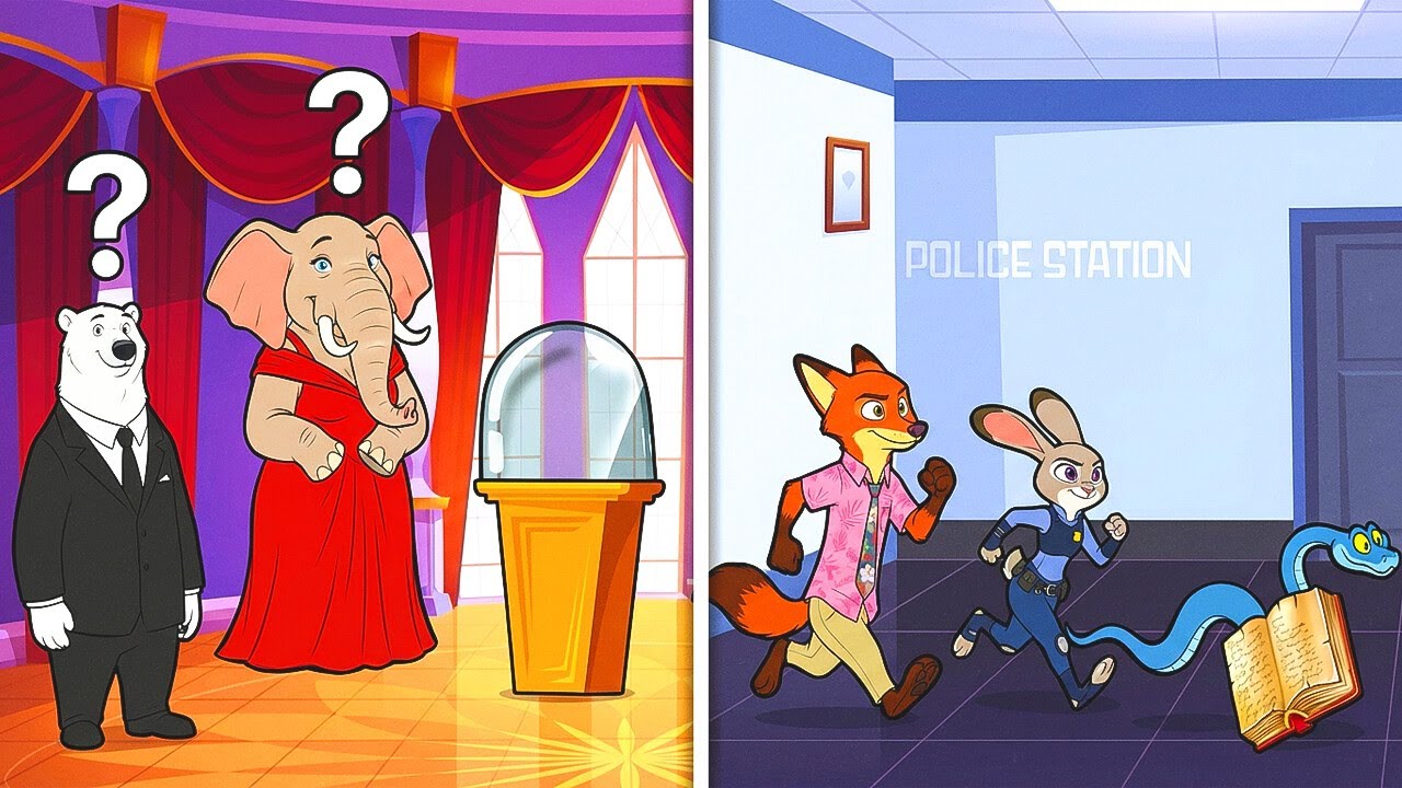 Zootopia IRL Game! Amazing Cardboard Quest for You 🦊📦