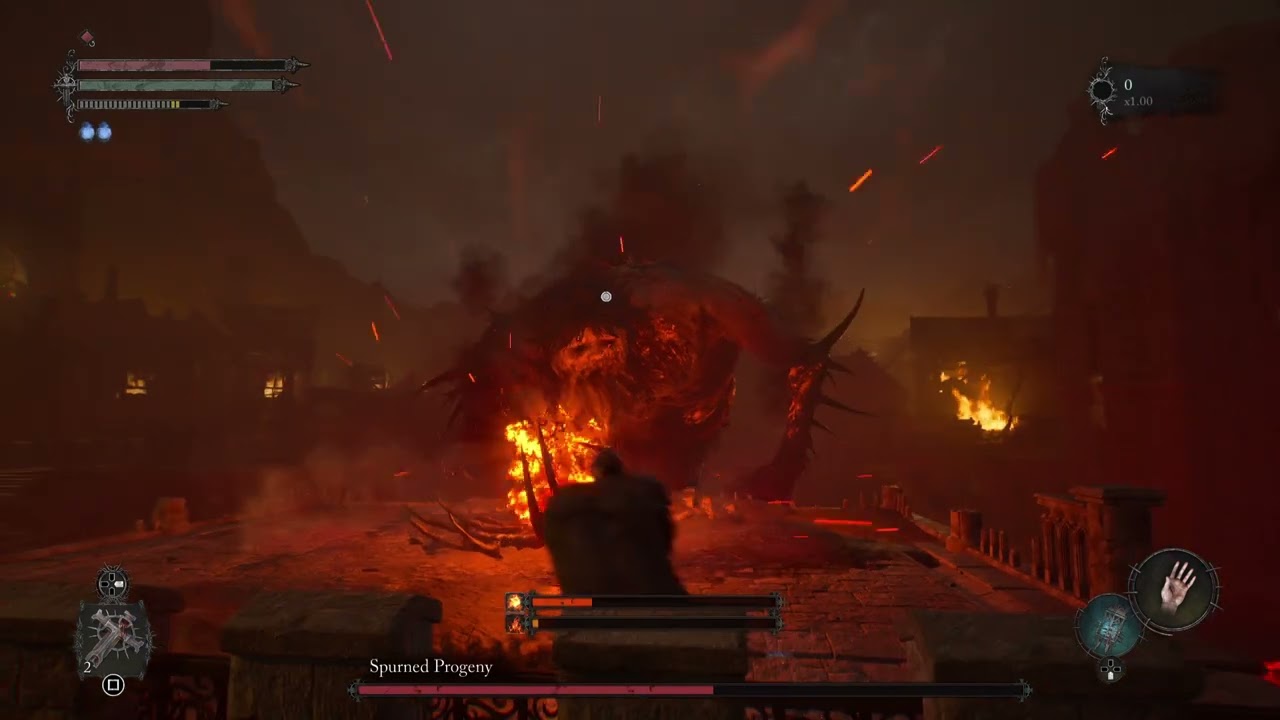 Spurned Progeny  boss Lords of the Fallen easy kill