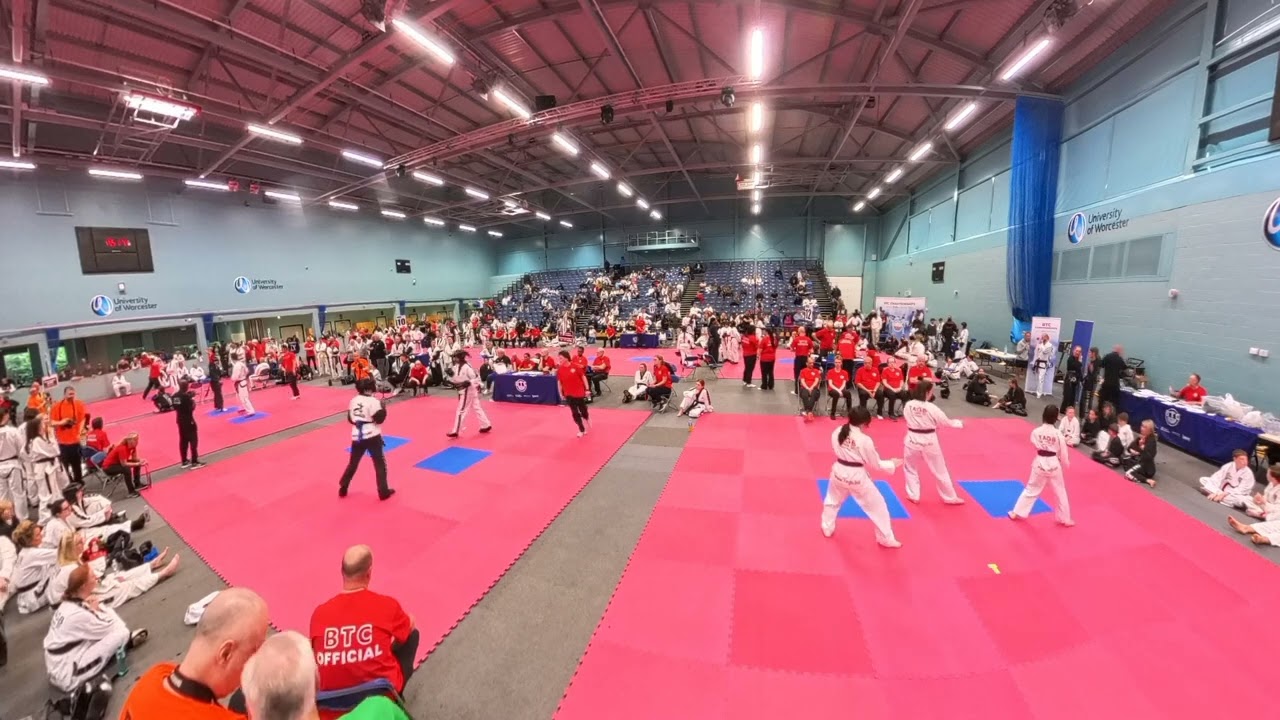 03  Ladies black belt sparring and Team Patterns