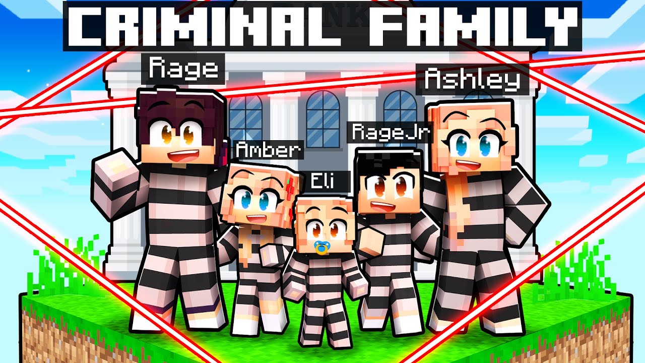 I Have a CRIMINAL FAMILY in Minecraft!