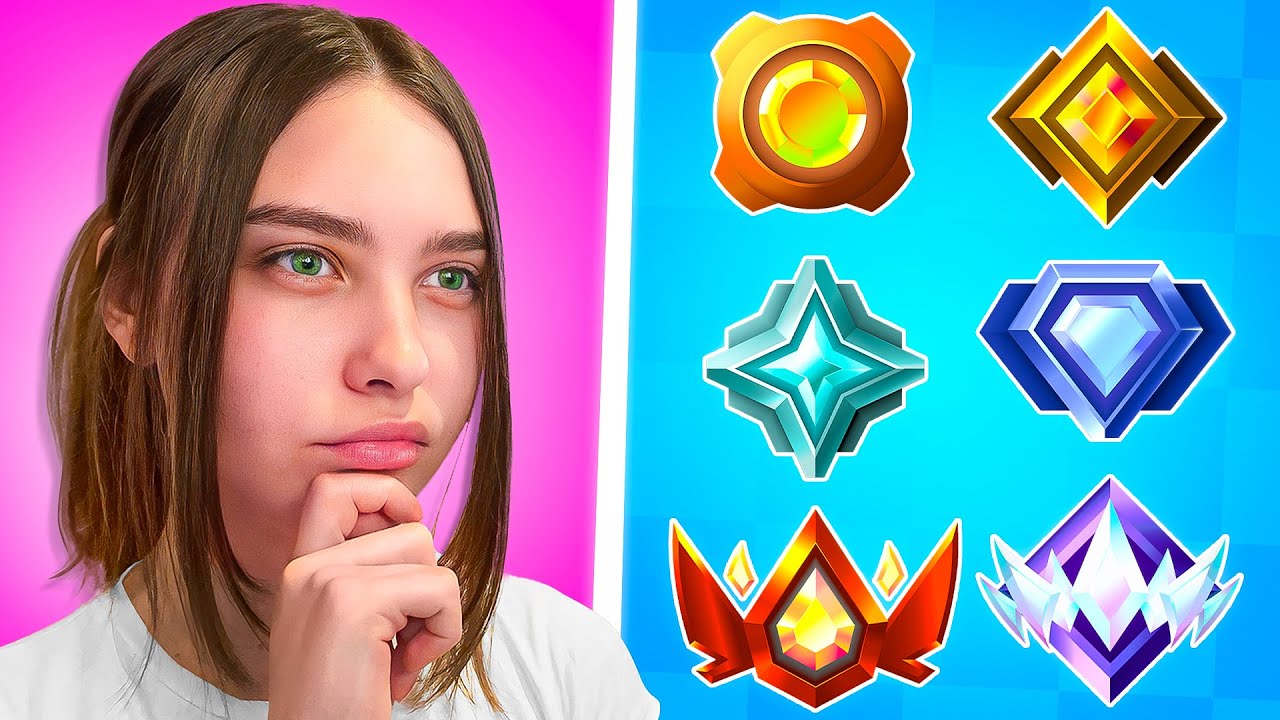 A Girl 1v1ing EVERY RANK in Fortnite!