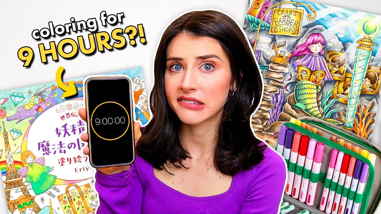 I Tried a 9 HOUR COLORING CHALLENGE… Big Mistake? (WIP Takedown Ep. 2)