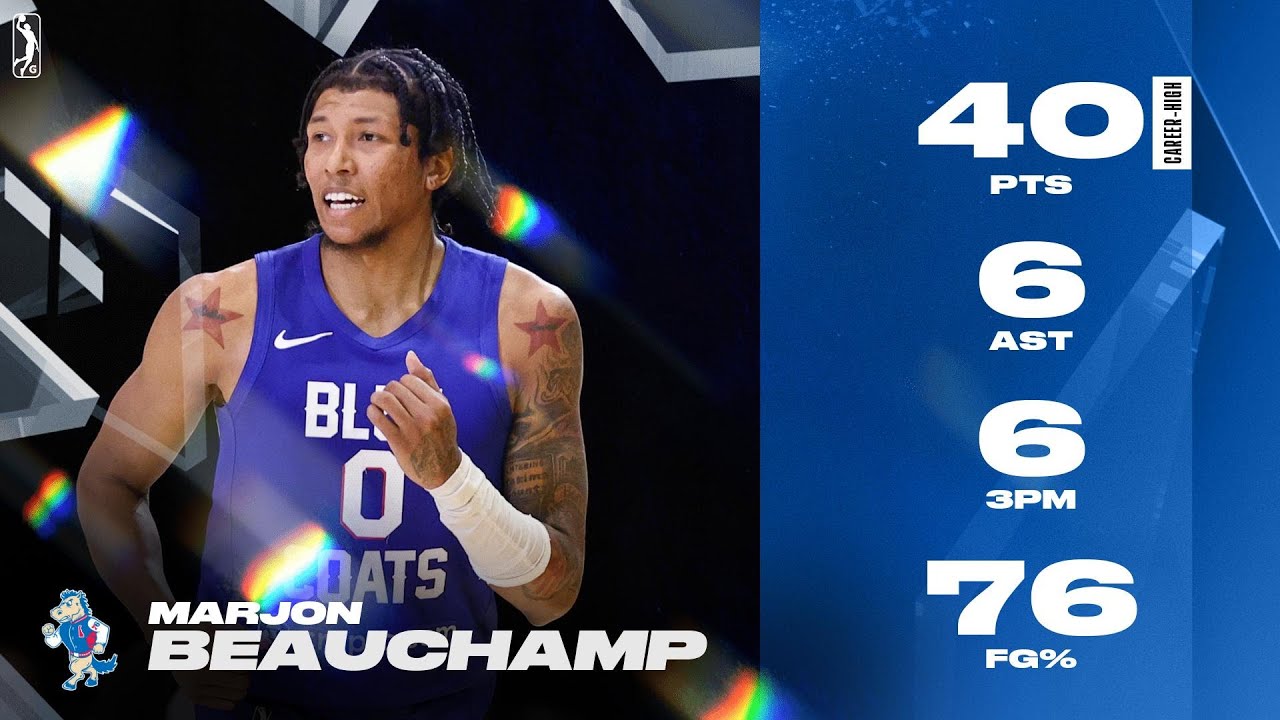 MarJon Beauchamp Went Off For Career-High 40 PTS In 25 MIN!