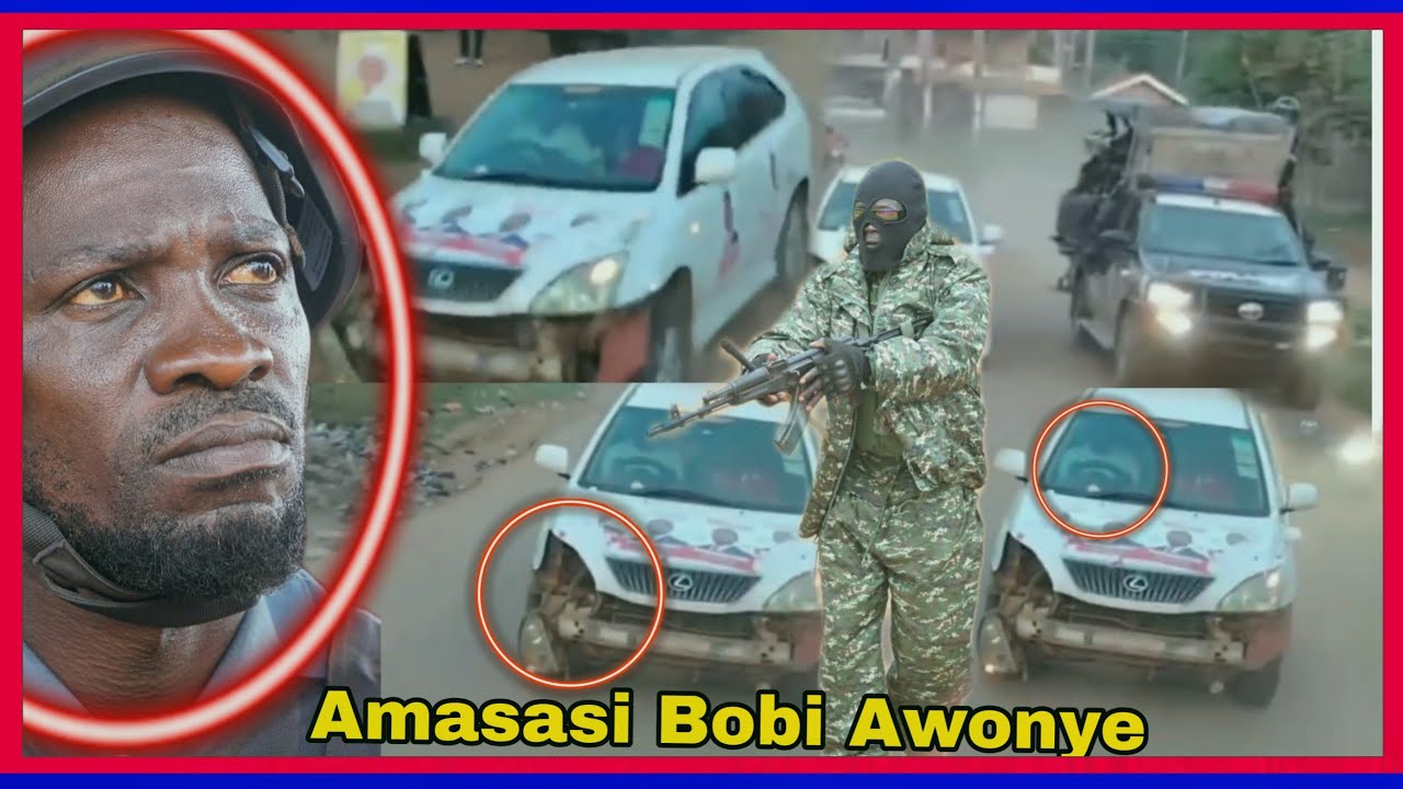 Amasasi !! Bobi wine Awonye Omusirikale Akubye Emotooka  Asimatuse Nga Ava Buduuda