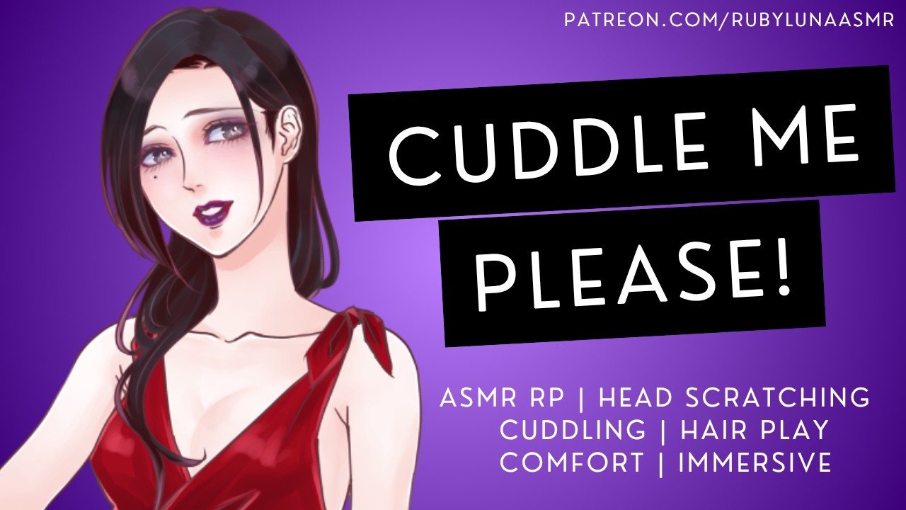 Needy Roommate Wants Cuddles [ASMR RP] [Sleep Aid] [Hair Play] [Head Scratching] [Comfort][Cuddling]