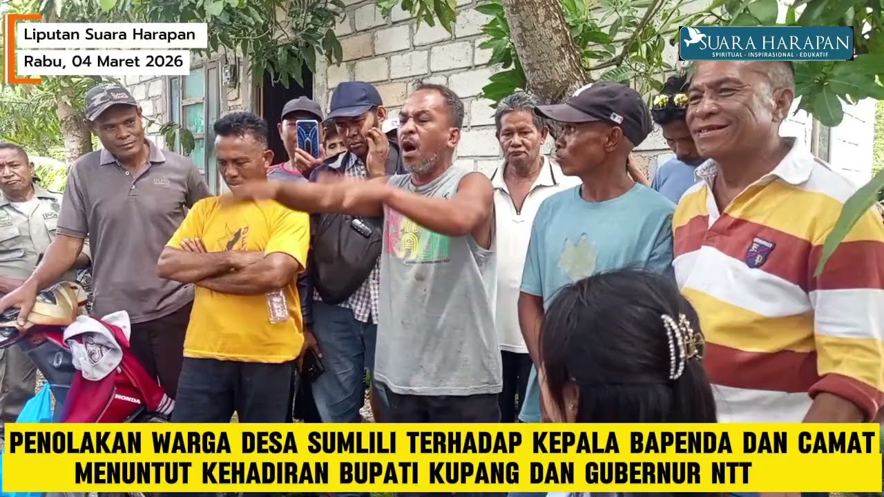 Penolakan Warga Sumlili Terhadap Kepala Bapenda dan Camat, Menuntut Kehadiran Bupati & Gubernur NTT