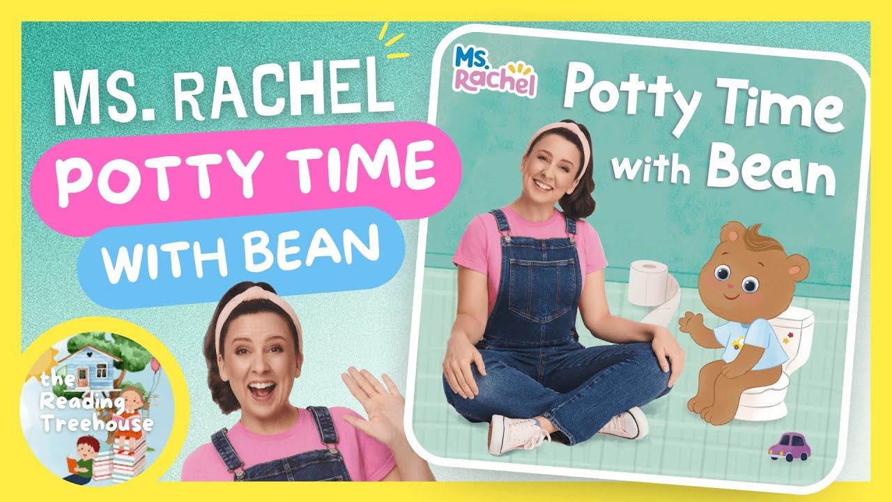 🌟 Potty Time with Bean by Ms. Rachel | Potty Training Read Aloud Book for Toddlers & Preschoolers