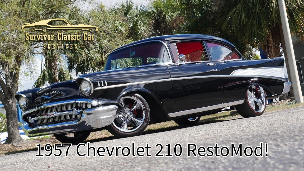 1957 Chevrolet 210 Resto Mod for sale by Survivor Classic Car Services Tampa Florida.