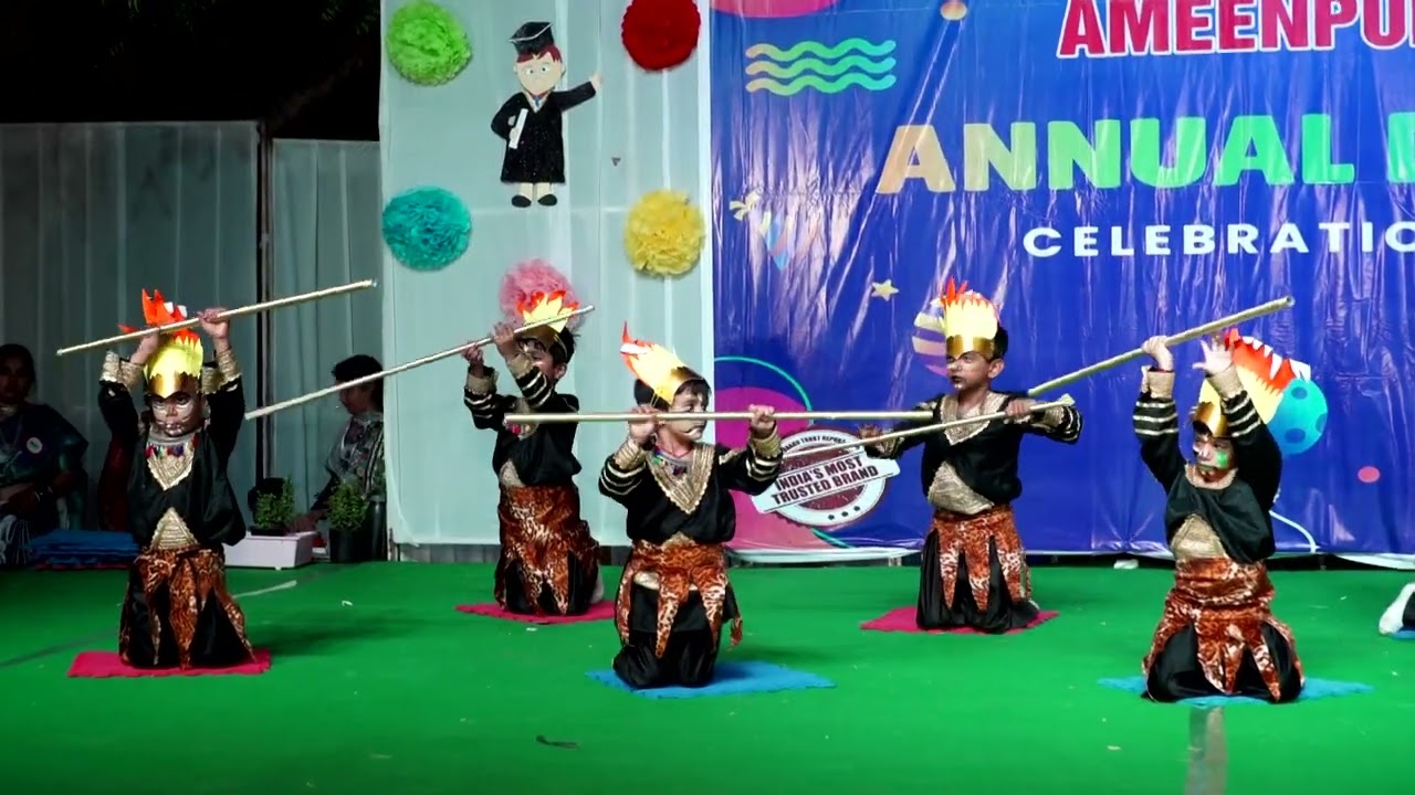 KIDZEE Annual day 2024-25 Dance performences|| Jungle Theme by Sr.K.G and Jr.K.G