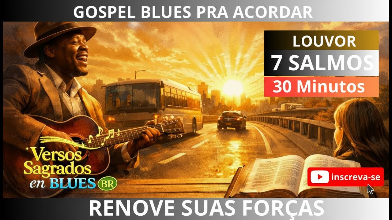 Gospel Blues para Começar o Dia com Deus | Louvores Inspirados na Bíblia (Manhã Abençoada)
