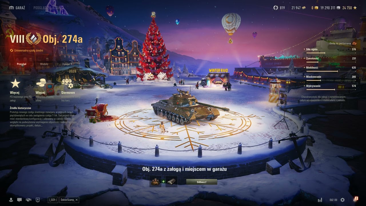 World of Tanks 2.0. Free tier VIII premium! [Object 274a], Mikhail__