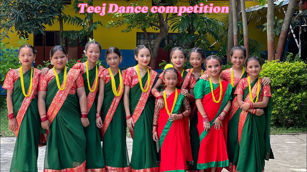 Teej ￼Dance competition (teej program )￼🙏🏫￼