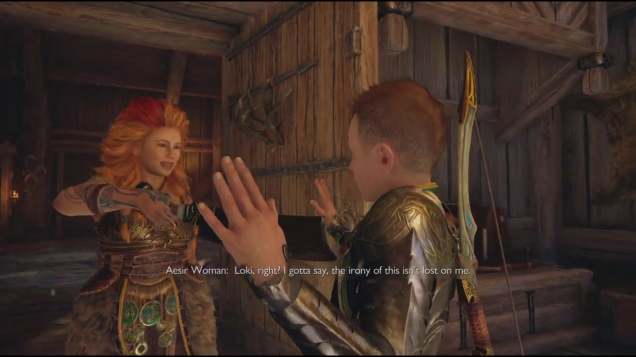 God of War Ragnarök rest of the runaway and doing the word of fate now