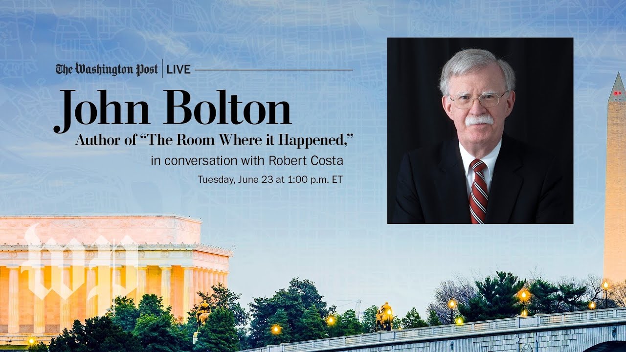 John Bolton joins The Post to discuss his new book and President Trump (Full Stream 6/23)
