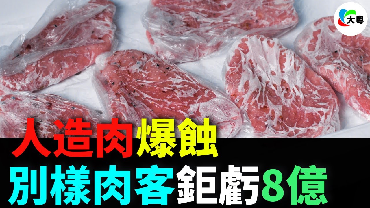 人造肉爆蝕!別樣肉客巨虧8億！明星打卡壹晚消失！植物肉口感全撲街!50萬高薪竟系退場費！資本狂歡三年涼曬!環保概念騙唔到妳！價格貴到無人近！