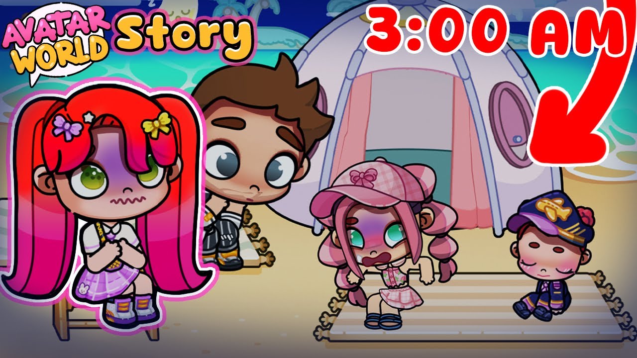 WIR SCHLAFEN UM 3 UHR NACHTS AM STRAND... CHAOS URLAUB in AVATAR WORLD - Story Deutsch
