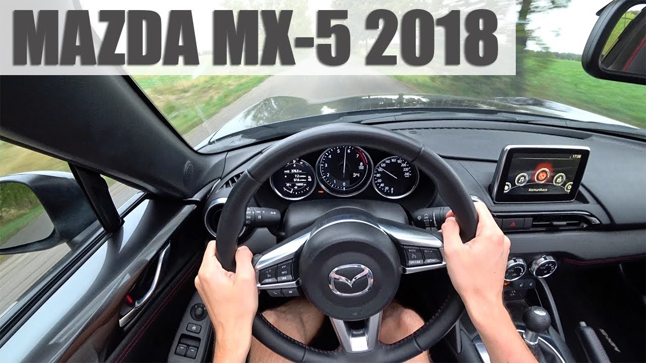 2018 Mazda MX-5 RF 2.0 Skyactiv-G160, 4K POV TEST: Těžko ji nemilovat!