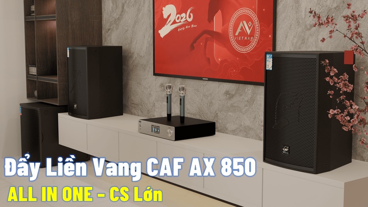 Đẩy Liền Vang CAF AX 850 Cá Heo Đã Đẹp Lại Còn Hay