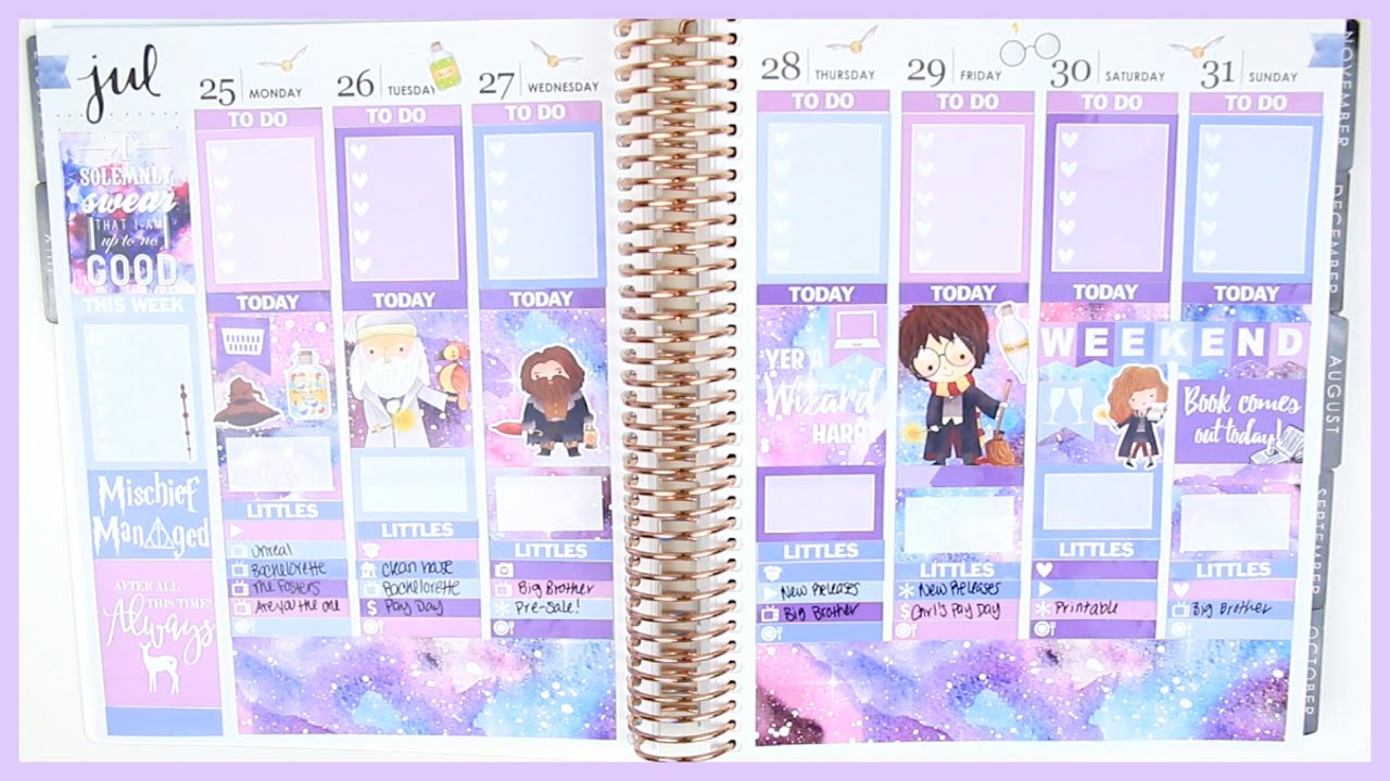 Harry Potter Spread! // Plan with Me!