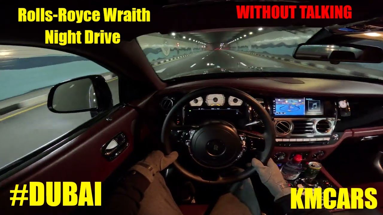 rolls royce Wraith 2018 test drive night