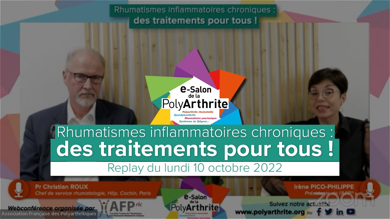 Rhumatismes inflammatoires chroniques : des traitements pour tous