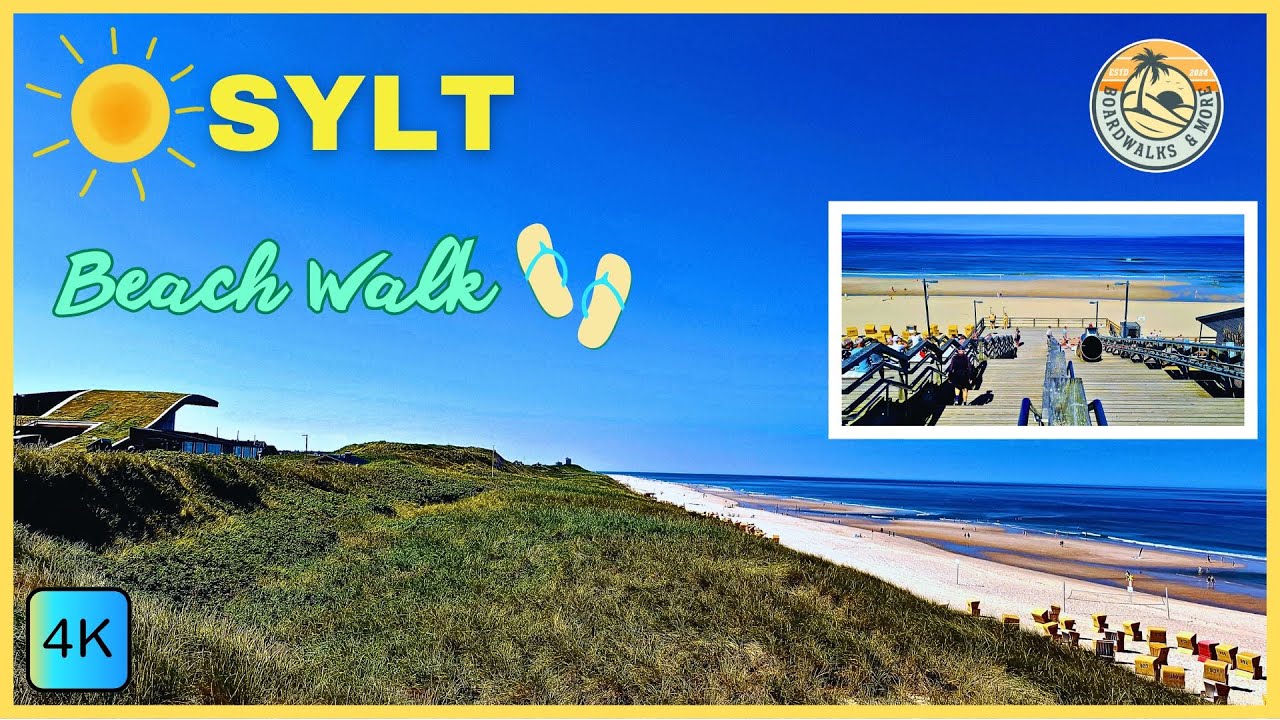 Wenningstedt, SYLT * best white beaches * Walking Tour from GOSCH towards Westerland , Germany