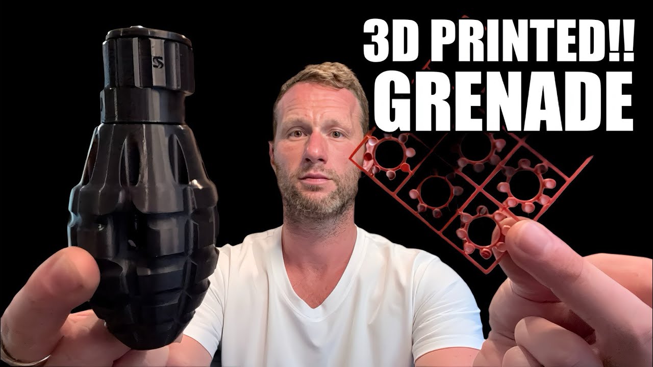 🔥 The BEST 3D Printed Airsoft Grenade | Fulcrum Airsoft’s ORIGINAL Impact Cap Design
