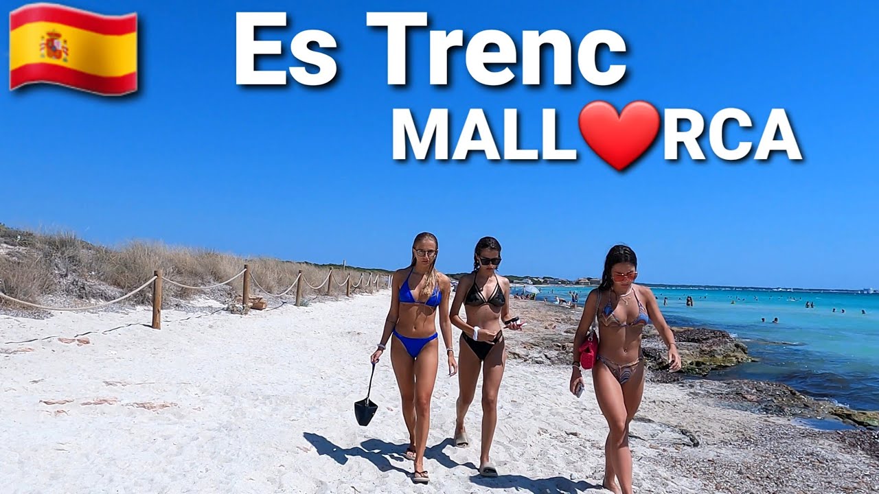4K🇪🇸ES TRENC beach / Mallorca island 🏝 Spain
