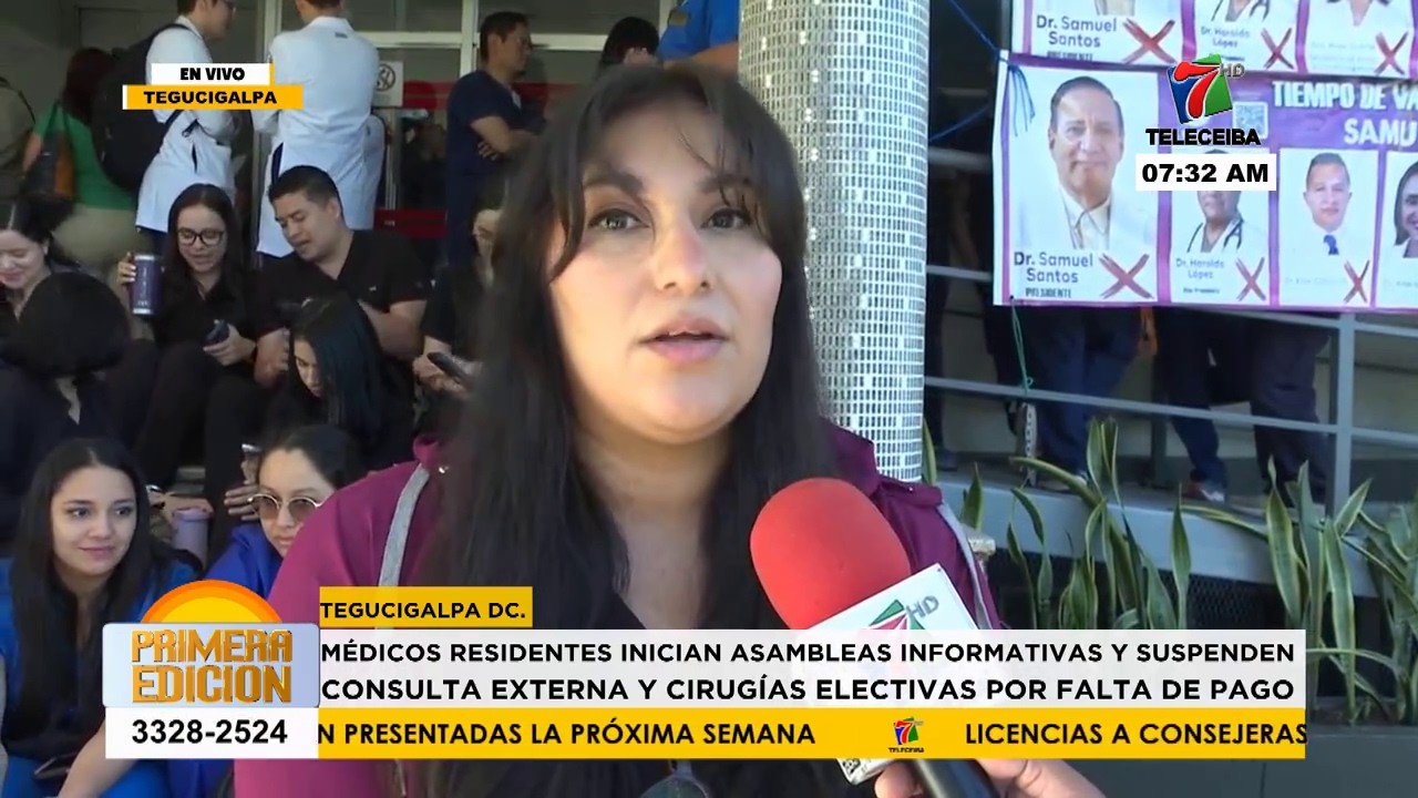 Médicos residentes inician asambleas informativas y suspenden consulta externa por falta de pago