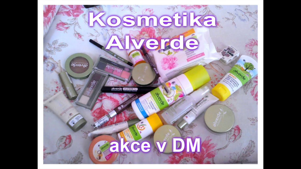Přírodní kosmetika Alverde - mega recenze od LU ;-)
