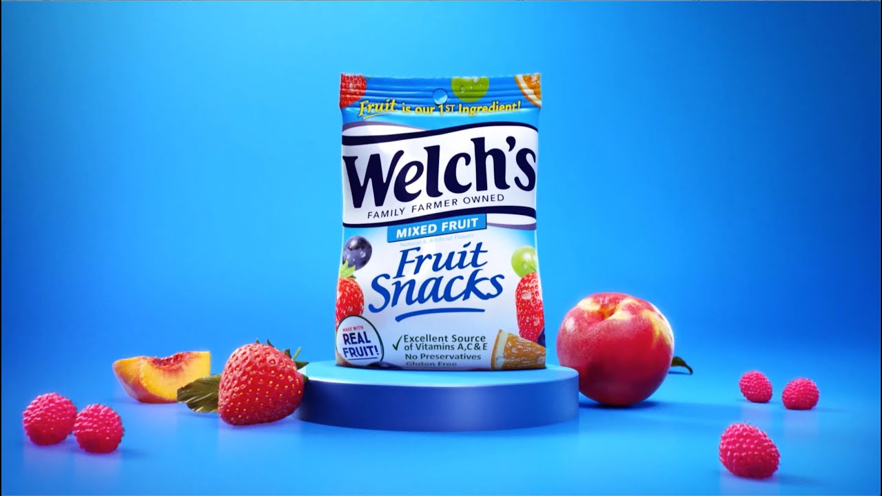 Welch's Fruit Snacks, hecho con fruta natural