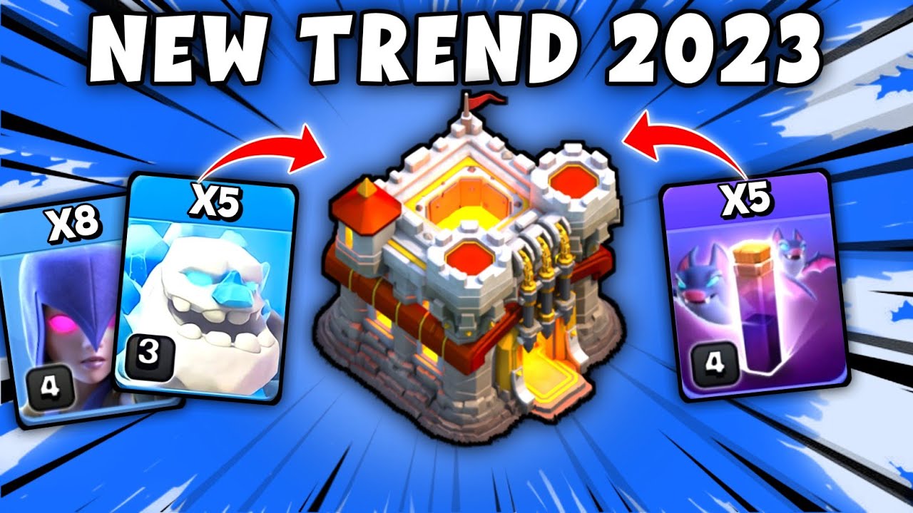 TH11 Ice Golem + Witch Attack With Bat Spell | Th11 New Best Attack Strategy (Clash of Clans)