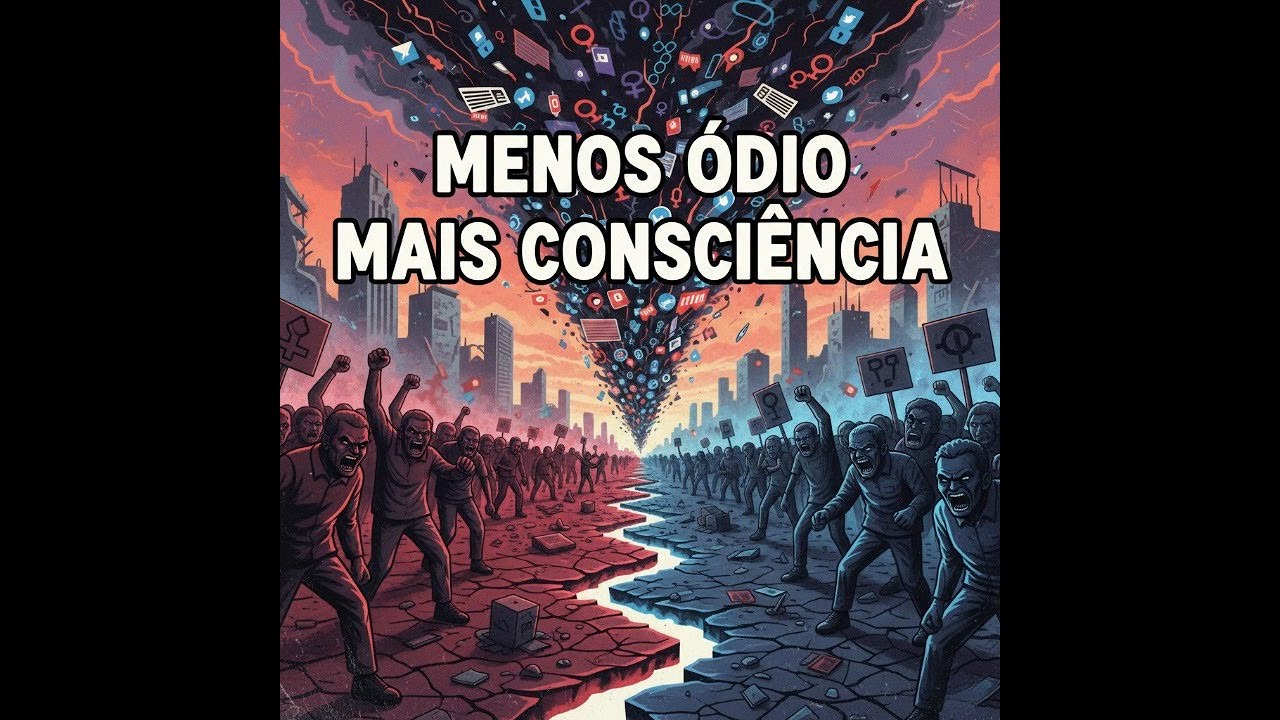 🎵 Música: MENOS ÓDIO MAIS CONSCIÊNCIA 🎤🔥 | Rap Consciente Sobre Divisão Social 🎧