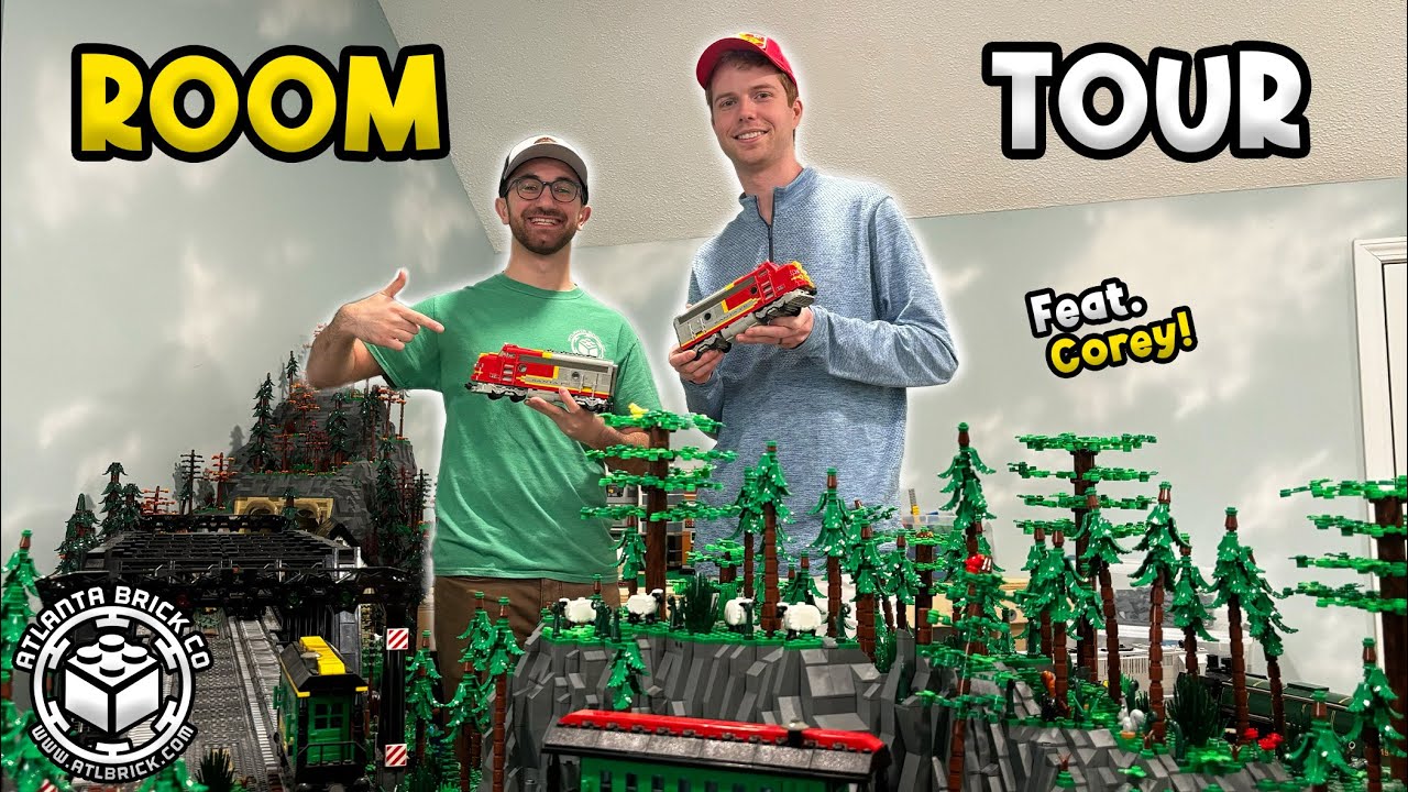 Touring The Ultimate LEGO&reg; Train Layout! Feat. @gingerbrick546