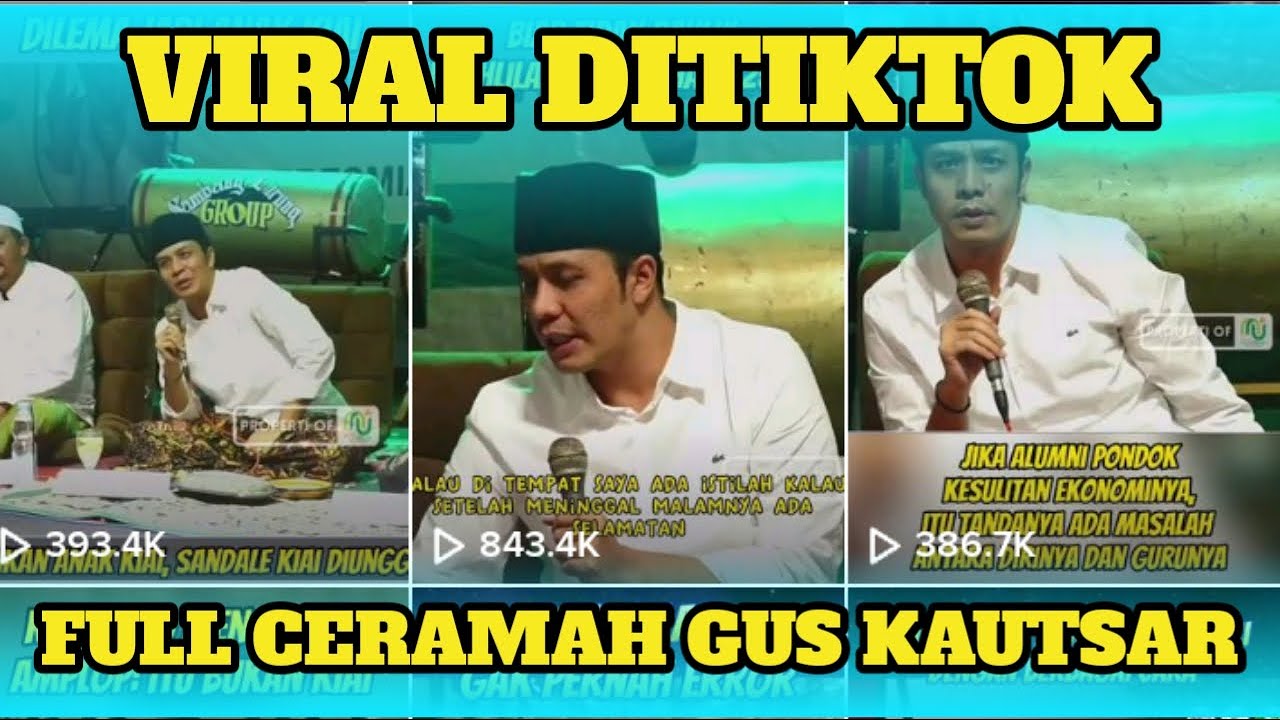 VIRAL DI TIKTOK  GUS KAUTSAR   I  FULL CERAMAH