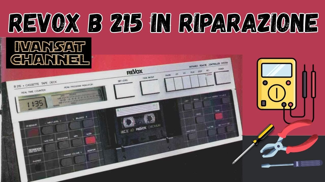 Revox B215 riparazione con difetto random