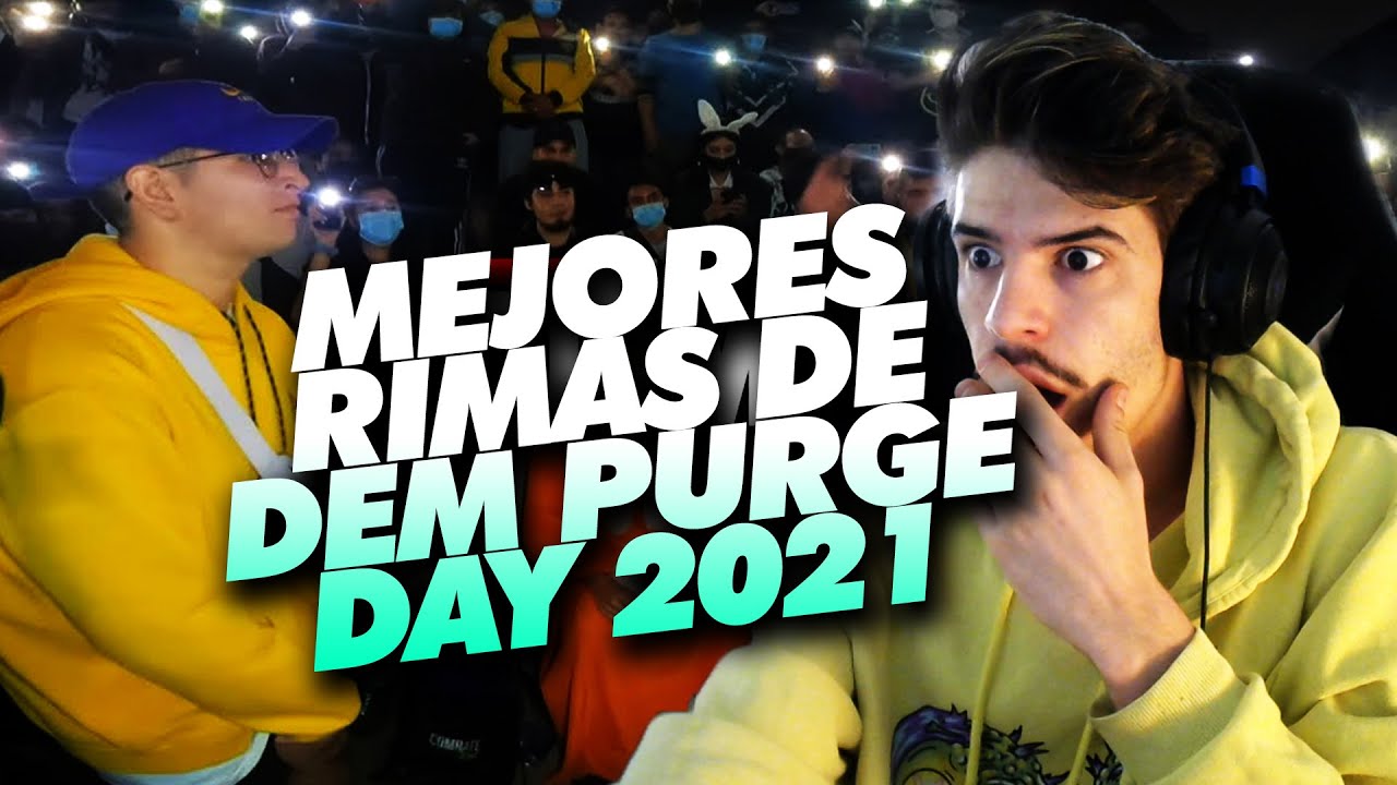 REACCIÓN 🔥 DEM PURGE 2021 ¡MEJORES RIMAS!