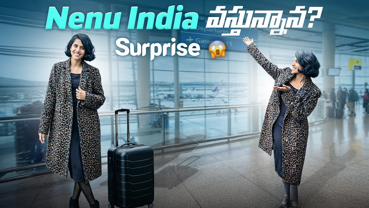 After one and half year🥺 | Surprise అయ్యారా? | Meeting my Parents😍 #telugu #teluguukvlogs #surprise 