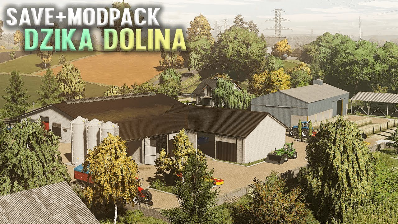 🌟Download Save & Modpack Dzika Dolina😎| Zadbane Polskie Gospodarstwo🔥| Klimacik🌾| FS22🌟