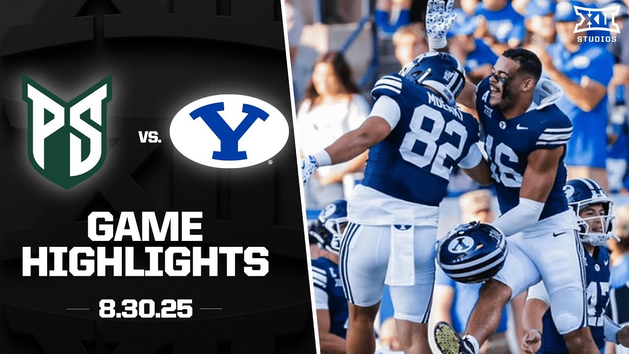Portland State vs. BYU Game Highlights | 2025 Big 12 Football