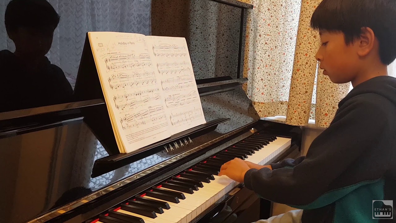 MJTG-8. ABRSM Grade 4 - Holiday in Paris by William Gillock (Distinction)