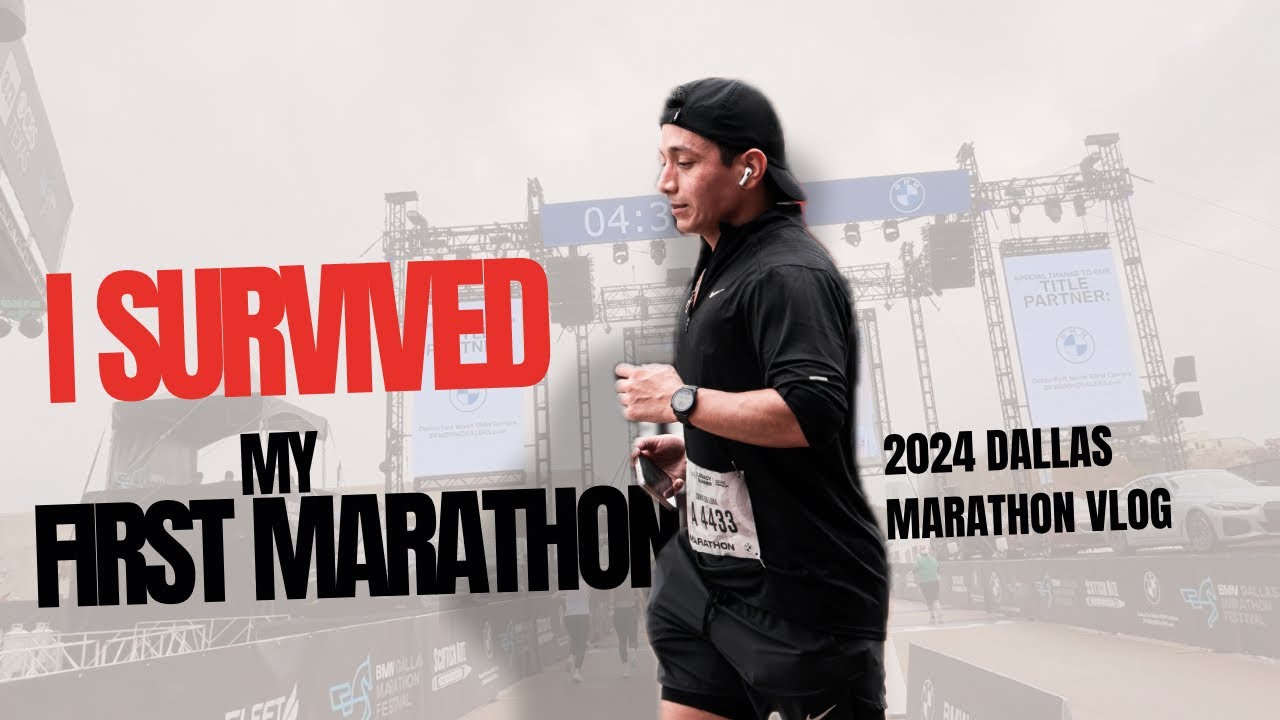 I SURVIVED My First Marathon - Dallas Marathon Vlog 2024