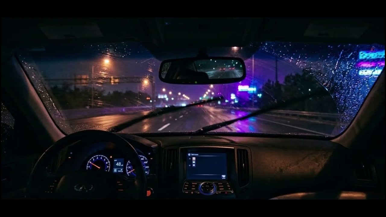 driving nowhere at night - syntwave & chillhop mix to escape your thoughts