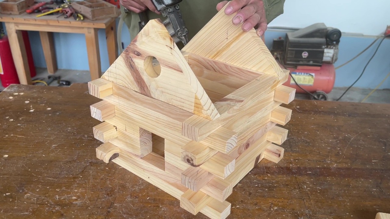 DIY Bird House Plans - DIY Wooden Bird Feeder Ideas to Inspire Play