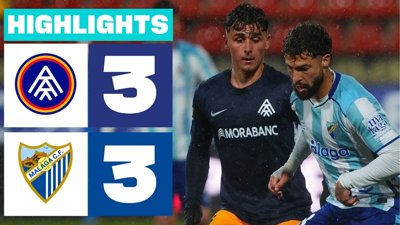 FC ANDORRA 3 - 3 M&Aacute;LAGA CF | RESUMEN LALIGA HYPERMOTION