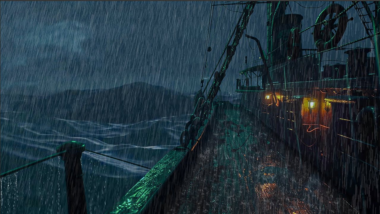The Big Waves Outside the Boat Will Help You Feel Relax and Relieve Stress