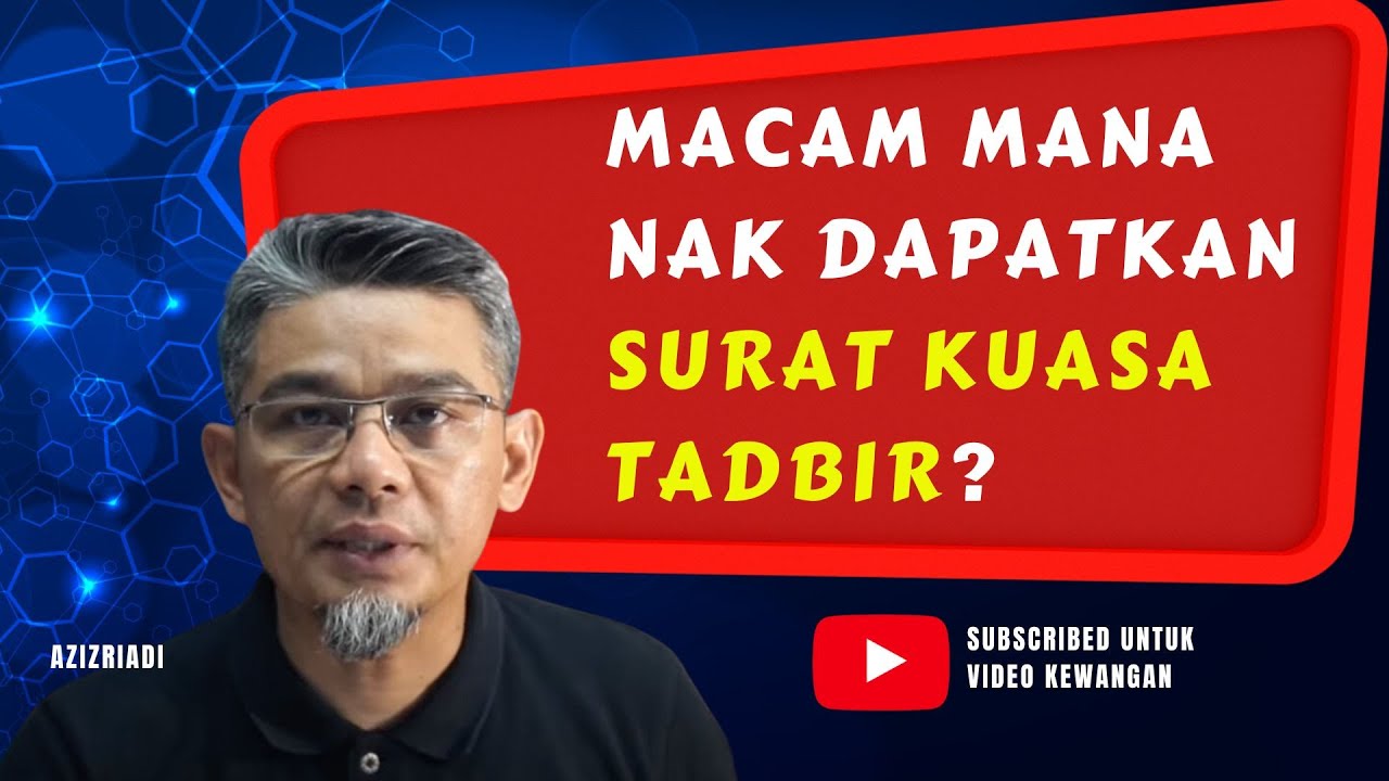 BAGAIMANA NAK DAPATKAN SURAT KUASA MENTADBIR HARTA PUSAKA?