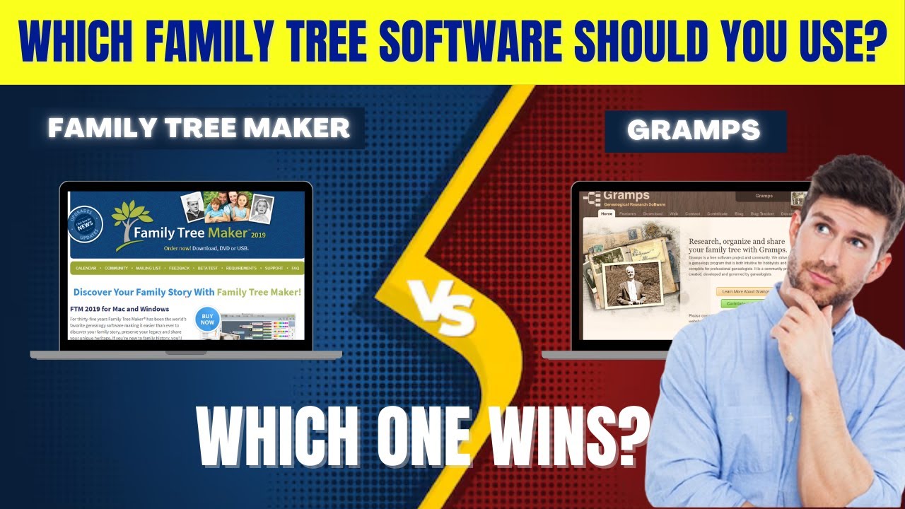 Family Tree Maker против Gramps | Какая программа для генеалогии подходит именно вам? #familytree