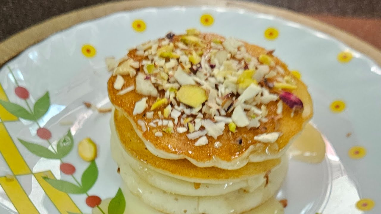 “Soft  Fluffy  Delicious Perfect homemade pancakes!One bite, instant smile Kids’ favourite pancakes”